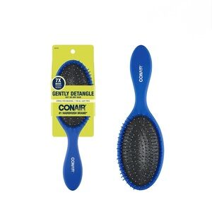 Conair Cushion Hair Brush with Ball-Tipped Bristles for Gentle Detangling
